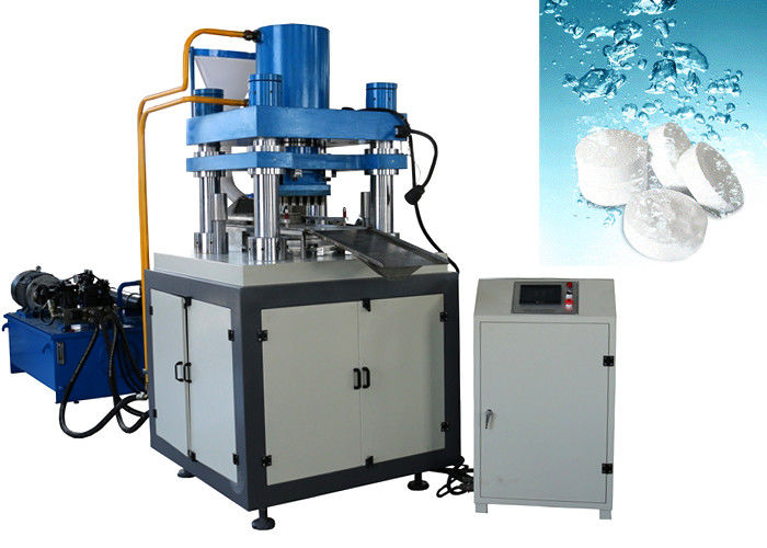 Hydraulic TCCA Chlorine Single Punch Tablet Press Producing Line